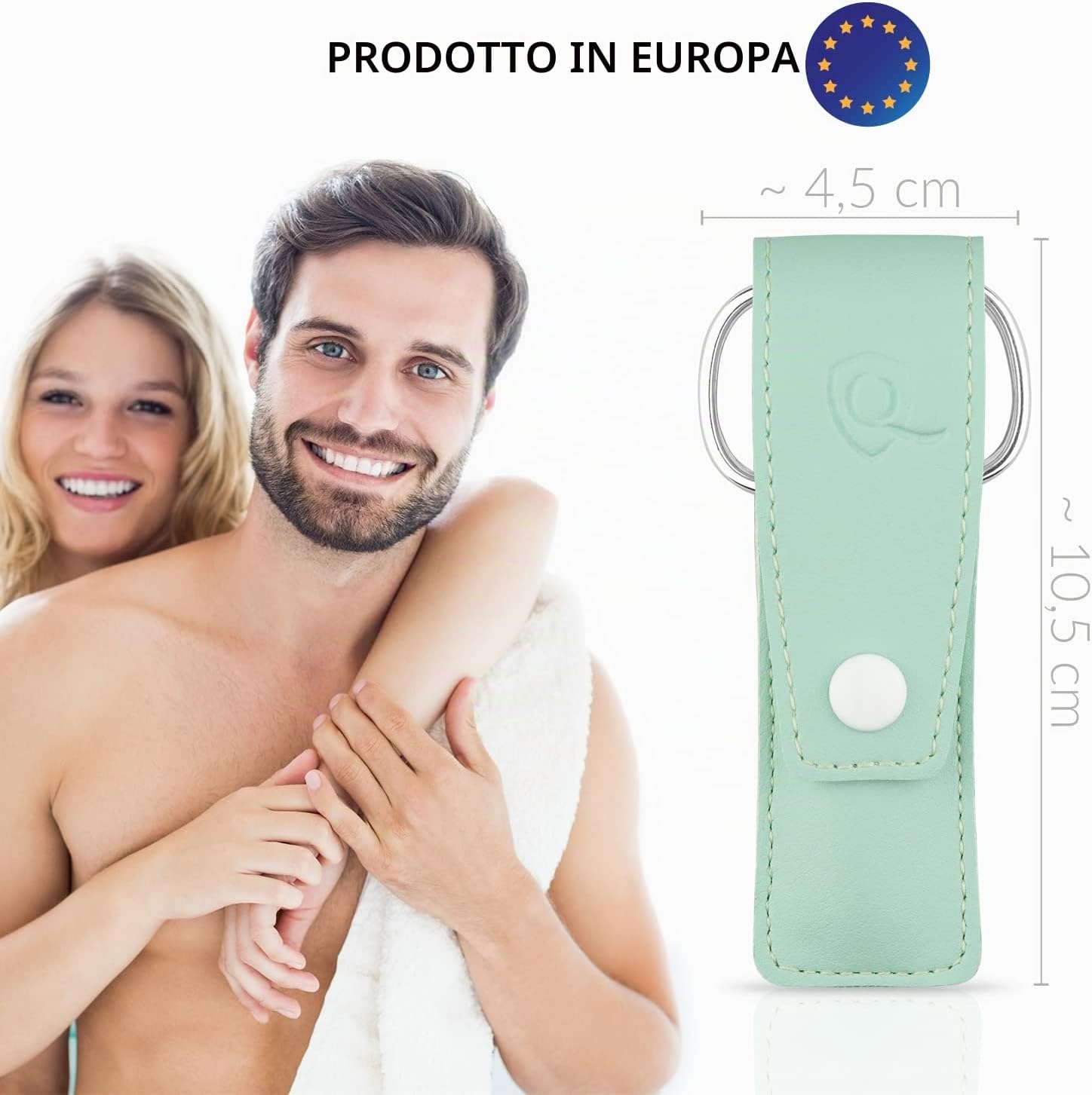 Forbicine e Pinzette – Set Manicure Professionale con Custodia in Similpelle. Include strumenti per Mani e Piedi, ideale per unghie curate. Perfetto come kit da viaggio, pratico ed elegante - immagine 2