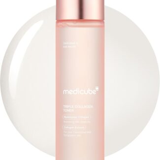 medicube Toner A Triplo Collagene Idrolizzato, Atelo E Collagene Solubile Per Un'Idratazione Profonda E Una Pelle Rimpolpata, Formula Ad Assorbimento Rapido (4,73 Fl.Oz.)