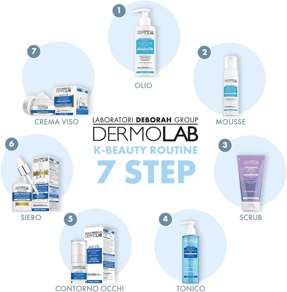 Dermolab - Scrub Viso Donna Delicato Esfoliante per Tutti i Tipi di Pelle, con Pool di Acido Ialuronico, Effetto Idratante e Illuminante, Purifica la Cute, 150 ml - immagine 6