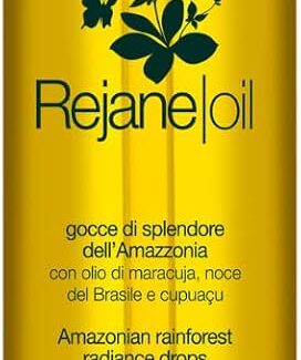 Rejane Oil - Gocce di Splendore dell'Amazzonia - Olio per Capelli, Rigenerante e Idratante per Capelli Sfibrati e Danneggiati - Protegge dall'Effetto Crespo - 50 ml | Rigenerante e Idratante per Capelli Sfibrati e Danneggiati, Protegge dall'Effetto Crespo, 50 ml