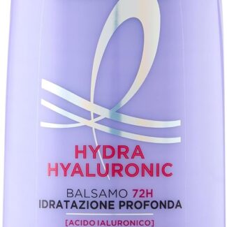 L'Oréal Elvive Balsamo Idratante, Per Capelli Secchi e Spenti, Capelli Luminosi, Voluminosi e Leggeri, Fino a 72H di Idratazione, Arricchito Con Acido Ialuronico Puro, Hydra Hyaluronic, 500 ml